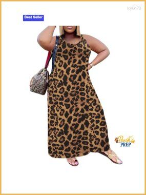 Plus Size Maxi Dress V Neck Loose Short Sleeve Casual Summer Dresses